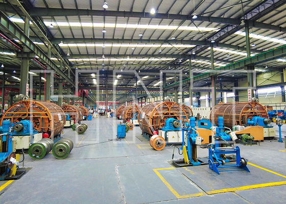 1+6+12+18+24/630 स्ट्रैंडिंग राउंड या सेक्टर एल्युमीनियम वायर या कॉपर के लिए कठोर स्ट्रैंडिंग मशीन