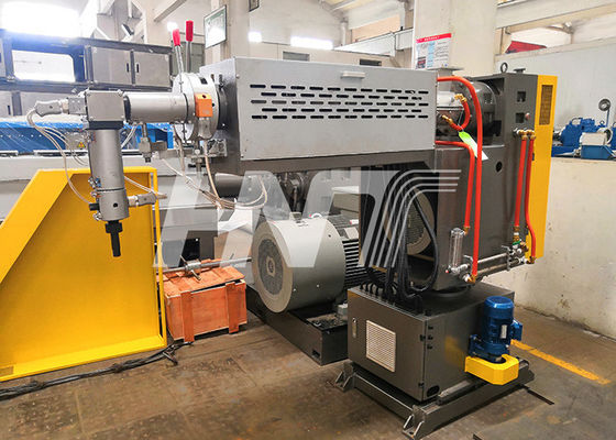 स्ट्रिप या त्वचा प्रक्रिया के लिए इलेक्ट्रिकल केबल वायर सह एक्सट्रूज़न मशीन 400 मीटर/मिनट